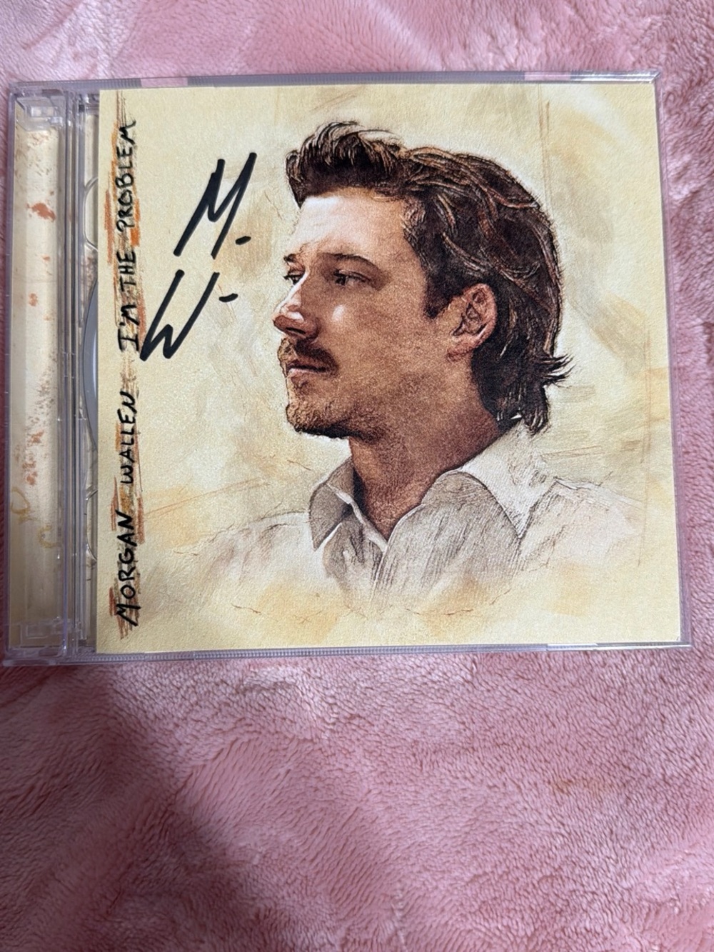 signed morgan wallen cd